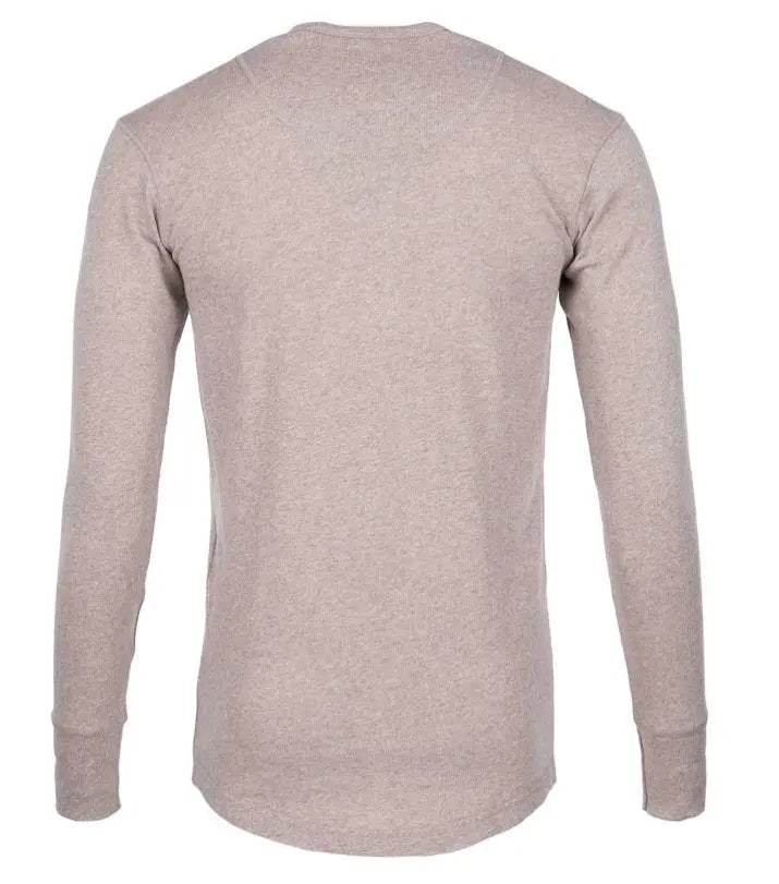 1927 Henley Shirt long sleeve - fog brown - Dotty&Dan