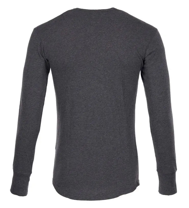 1927 Henley Shirt long sleeve - grey melange - Dotty&Dan