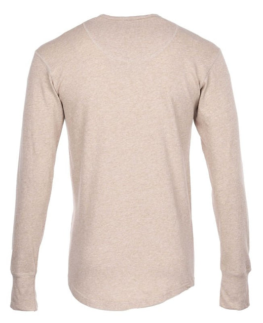 1927 Henley Shirt long sleeve - oatmeal - Dotty&Dan