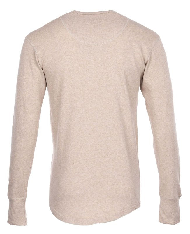 1927 Henley Shirt long sleeve - oatmeal - Dotty&Dan