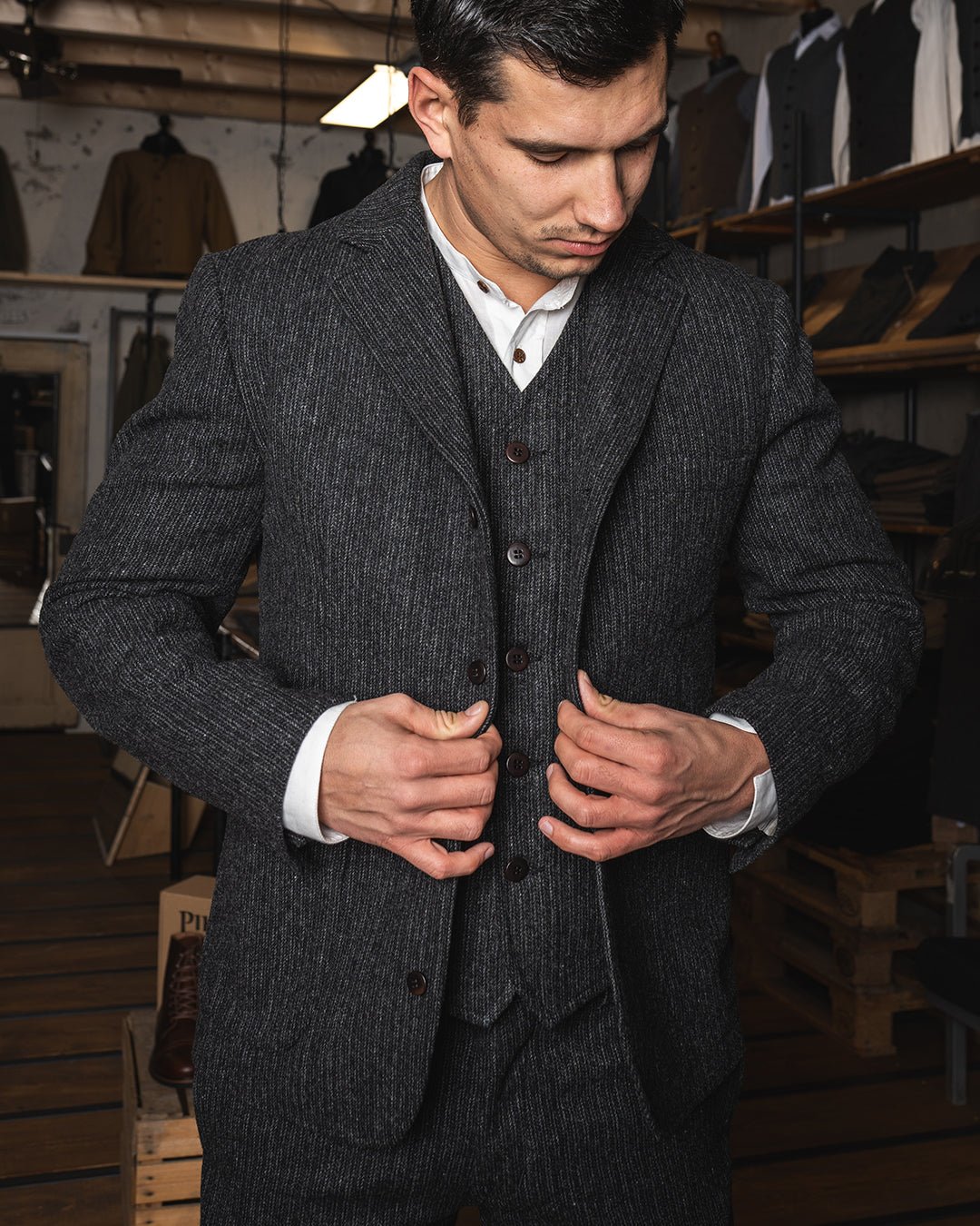 1932 Surveyor Jacket - glasgow grey - Dotty&Dan