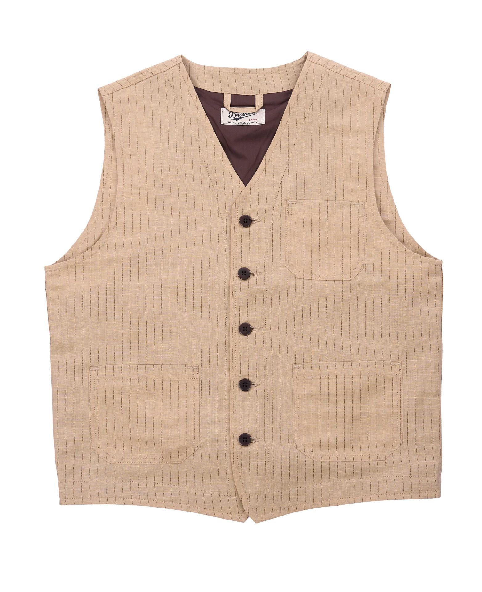 1937 Roamer Vest - Chicago sand - Dotty&Dan