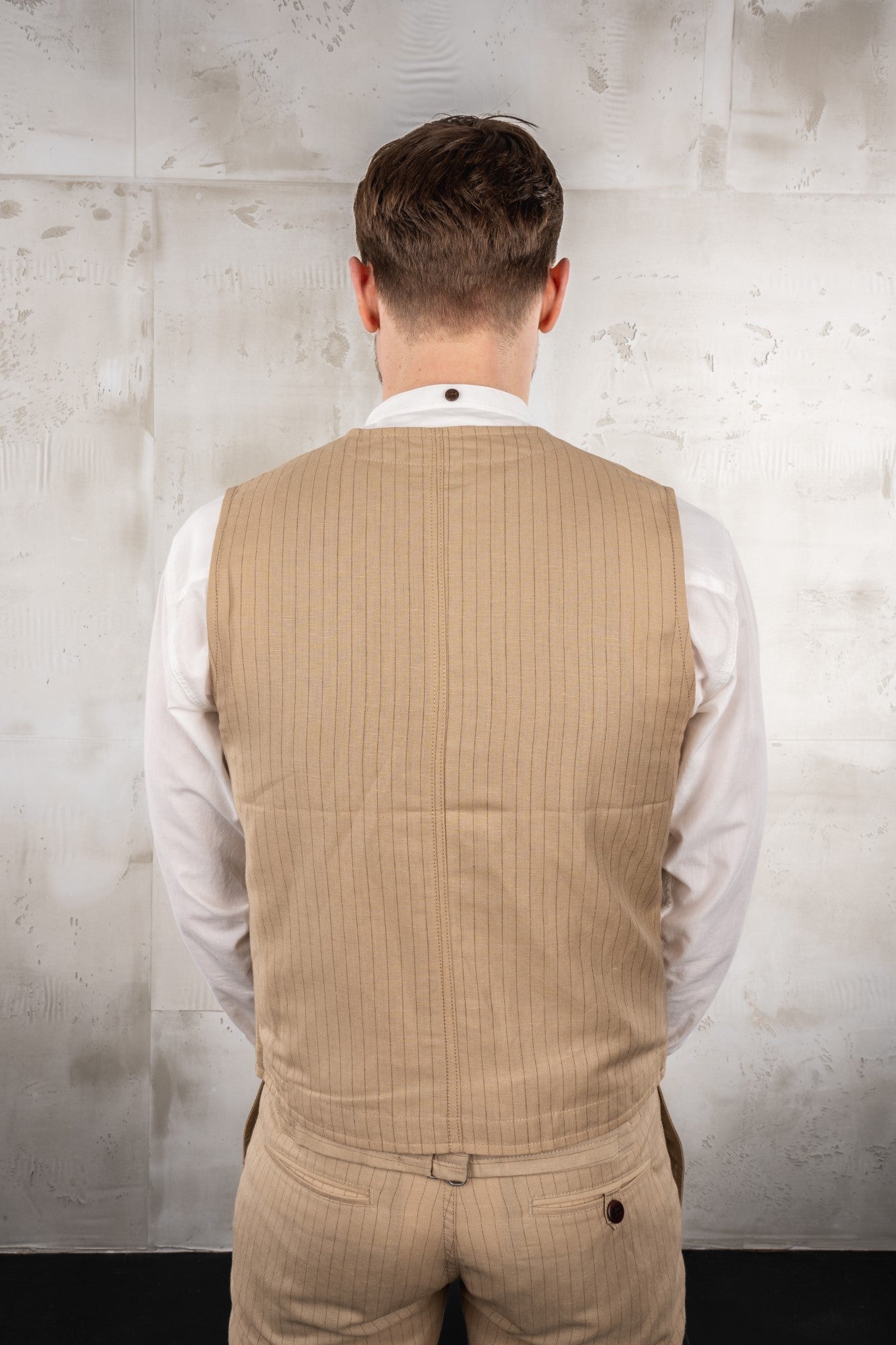 1937 Roamer Vest - Chicago sand - Dotty&Dan