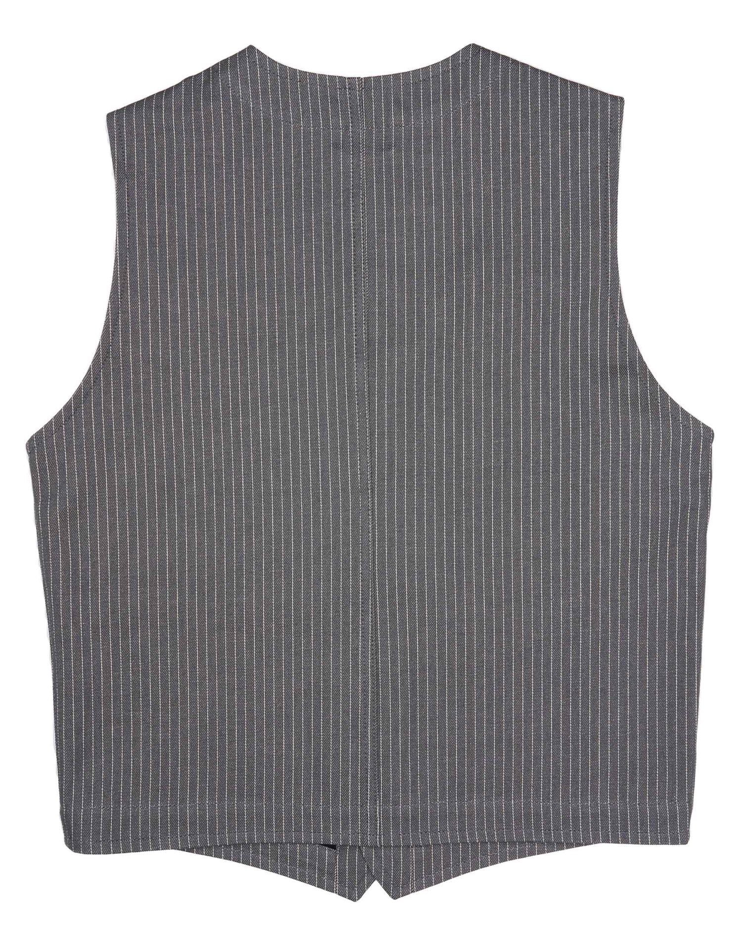 1937 Roamer Vest - grey wabash - Dotty&Dan