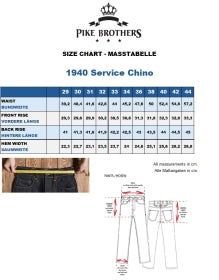 1940 Service Chino „Leesville Khaki“ – authentische U.S. Army Hose - Dotty&Dan