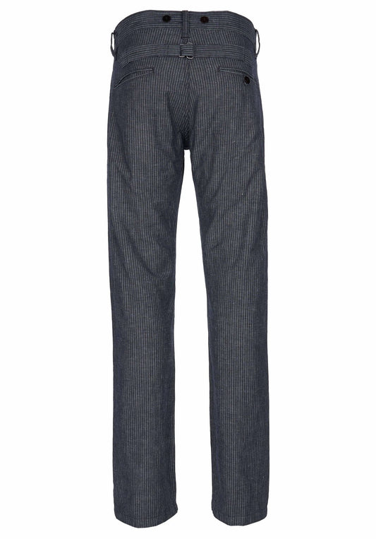 1942 Hunting Pant - grey striped linen - Dotty&Dan