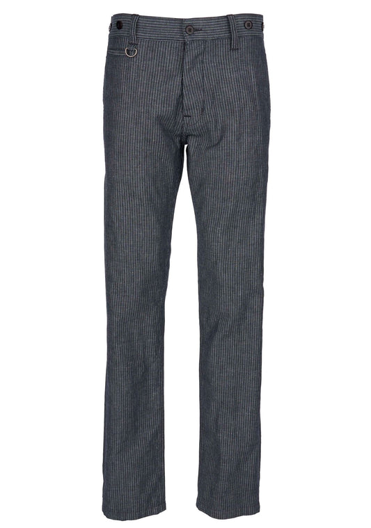 1942 Hunting Pant - grey striped linen - Dotty&Dan