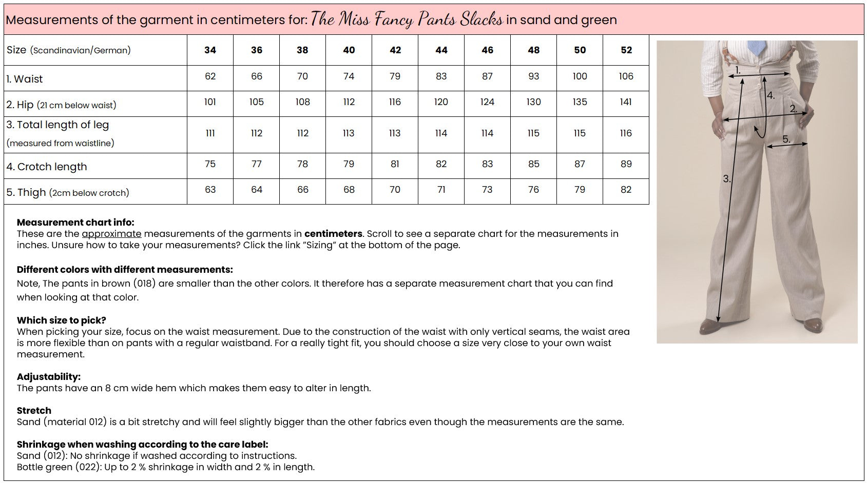 The Miss Fancy Pants Slacks - sand wide herringbone - Dotty&Dan