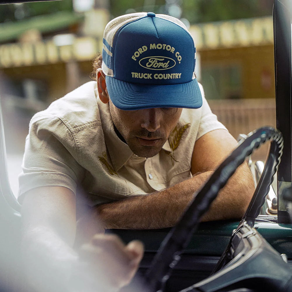 Brixton x Ford Cap - blue - Dotty&Dan