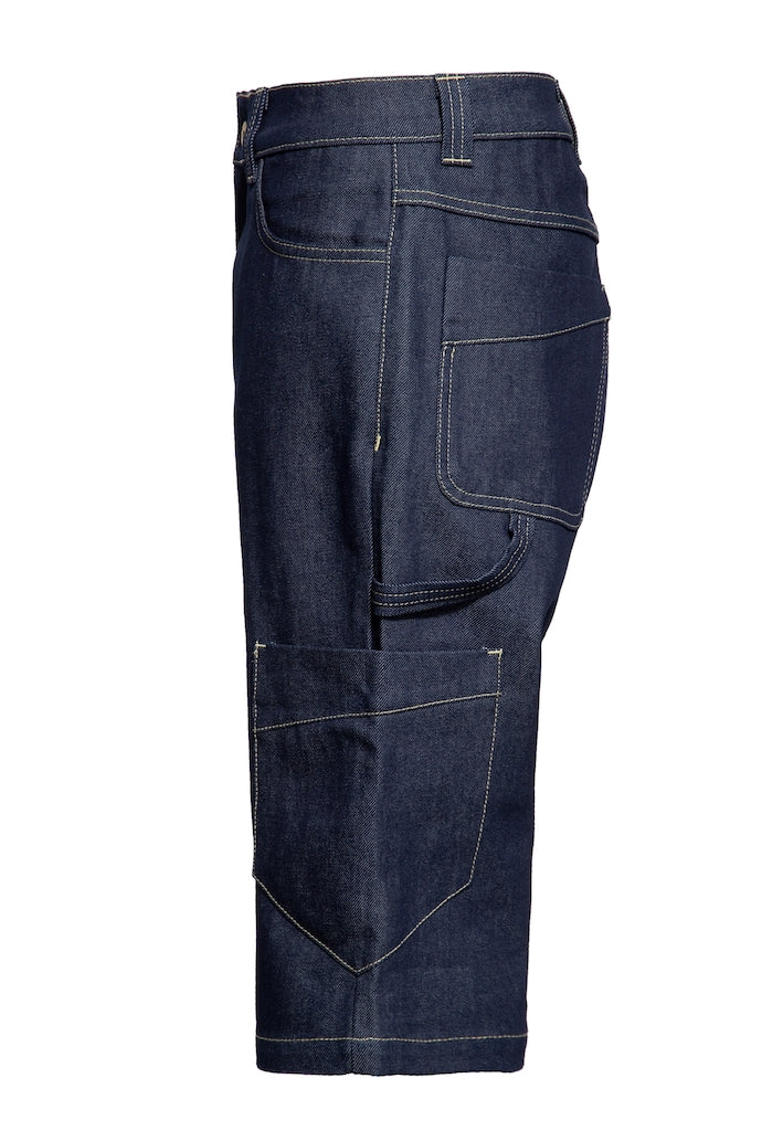 Denim Worker Shorts - dark blue