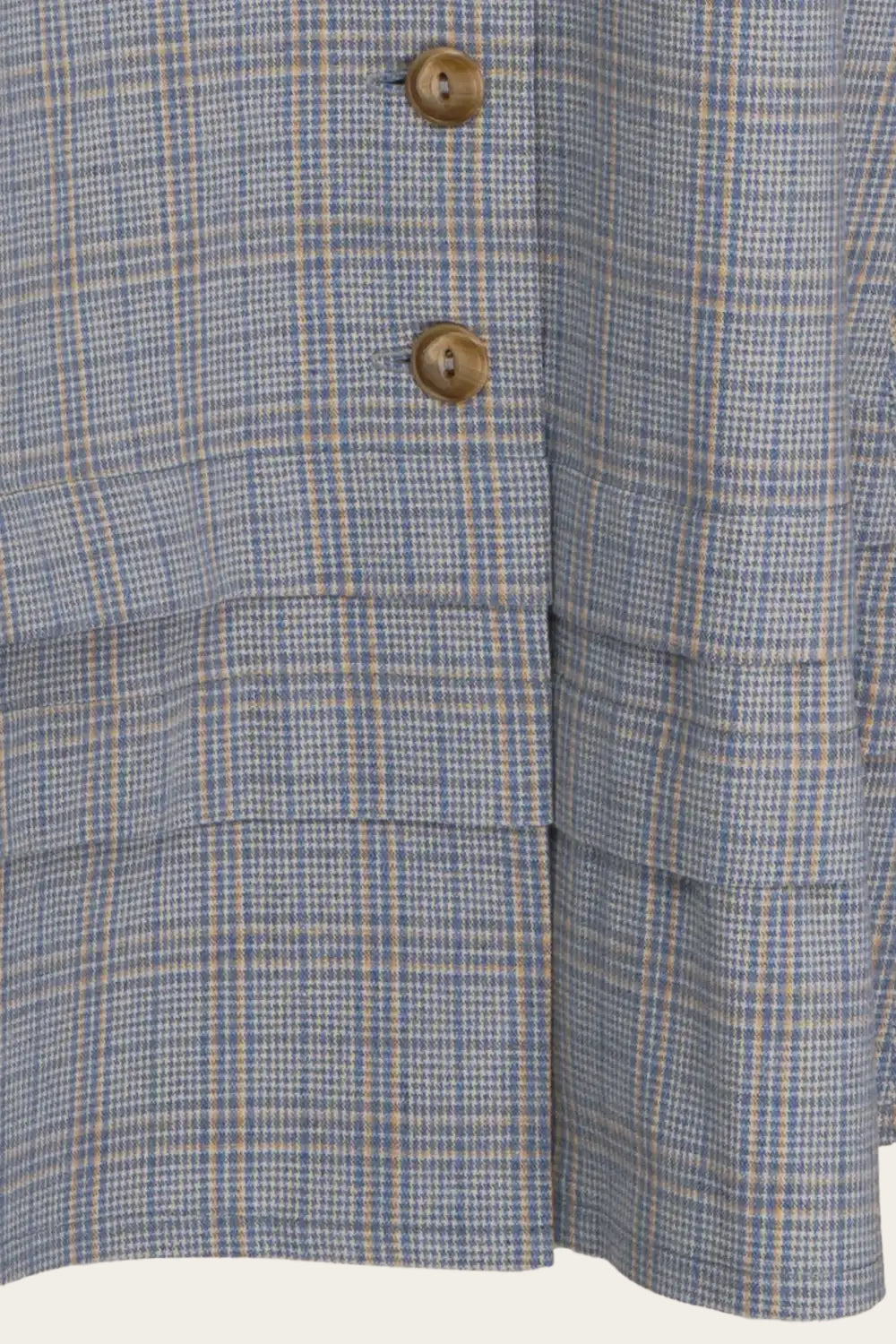 The One Foot Forward Skirt - Plaid dusty blue - Dotty&Dan