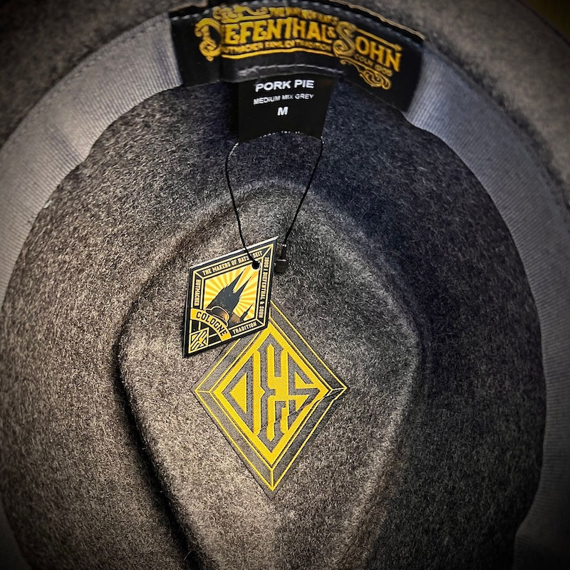 Diamond Pork Pie - grau melange - Dotty&Dan