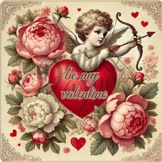 be my valentine - wunderschöne Postkarten - Dotty&Dan