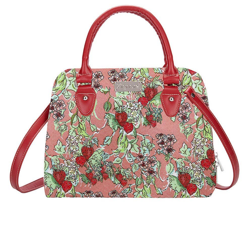Wild Strawberry von Claire Louise Designs - Wandelbare Tasche - Dotty&Dan