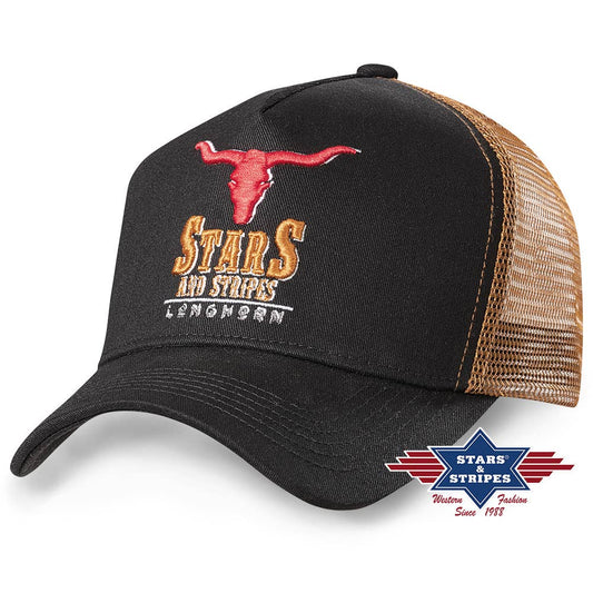 Trucker Cap - Longhorn Black - Dotty&Dan