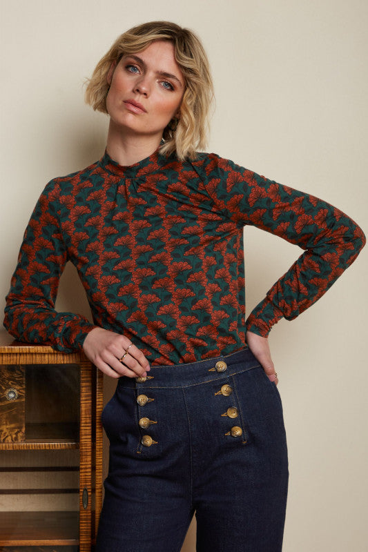 Phoebe Top Noushh - pine green