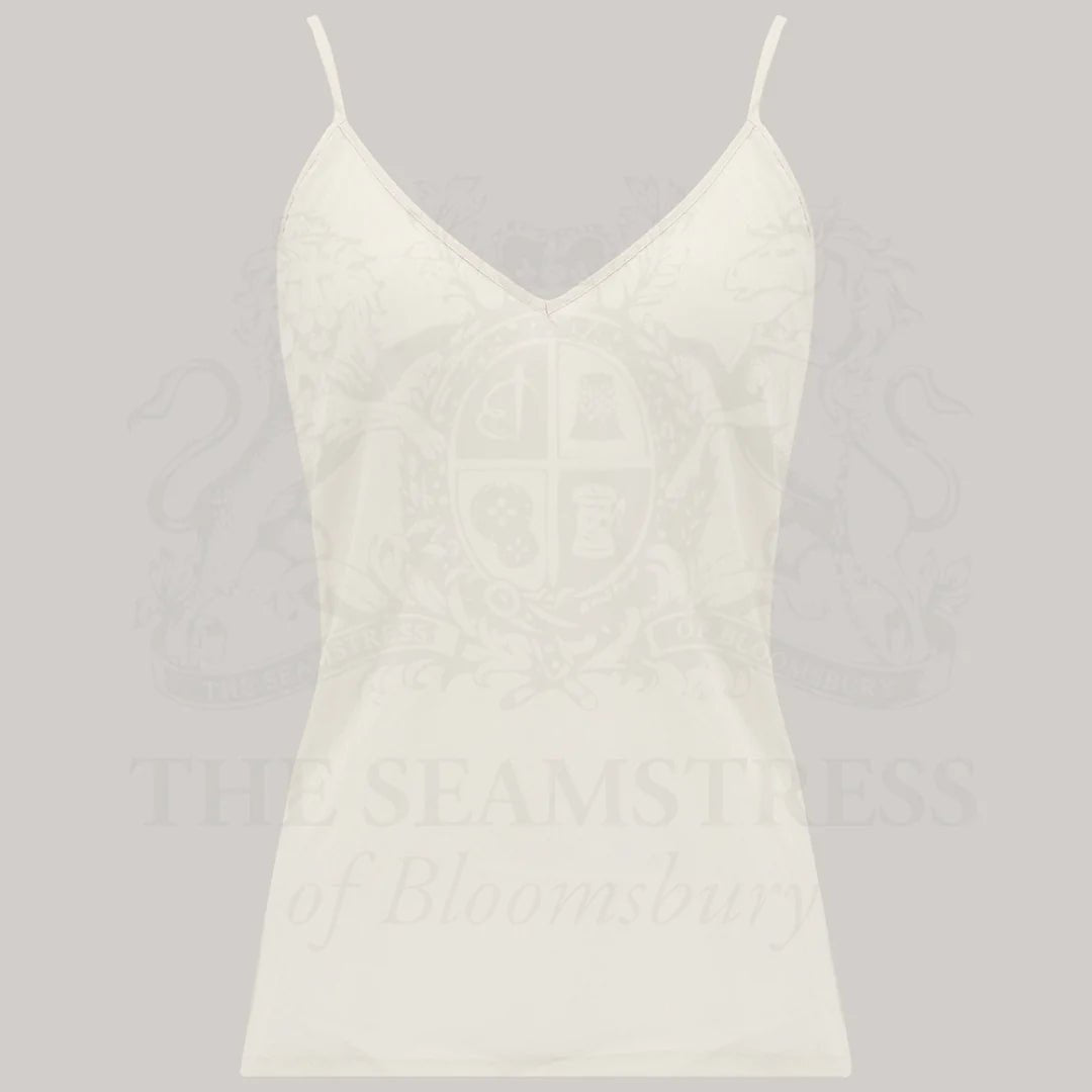 40s Poppy Bluse aus Georgette - Dotty&Dan