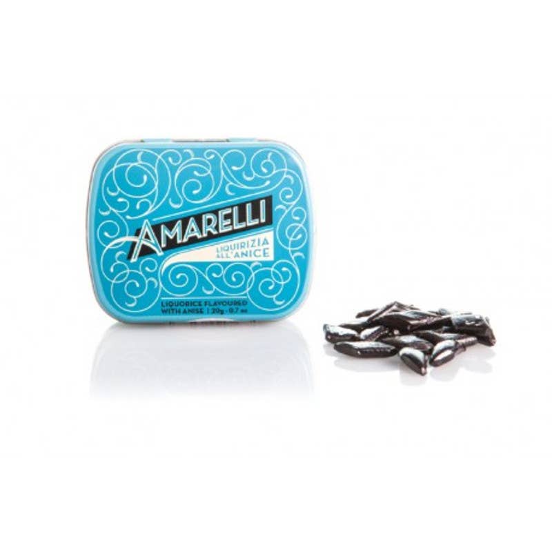 nostalgische Blechdose mit verschiedenen italienischen Lakritzsorten - Dotty&Dan