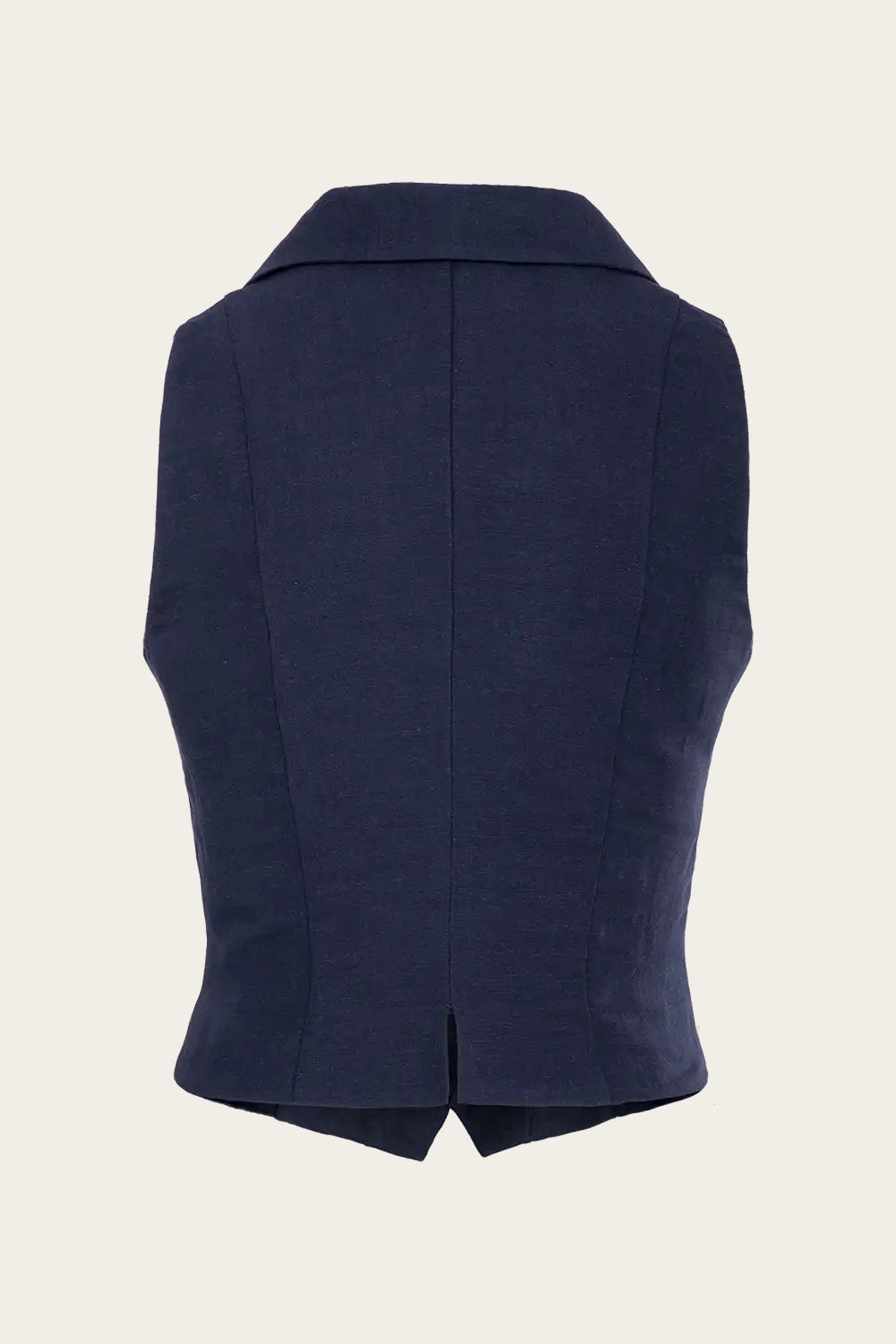 Vintage Damenweste aus Leinen-Baumwolle im frühen 20. Jahrhundert Stil