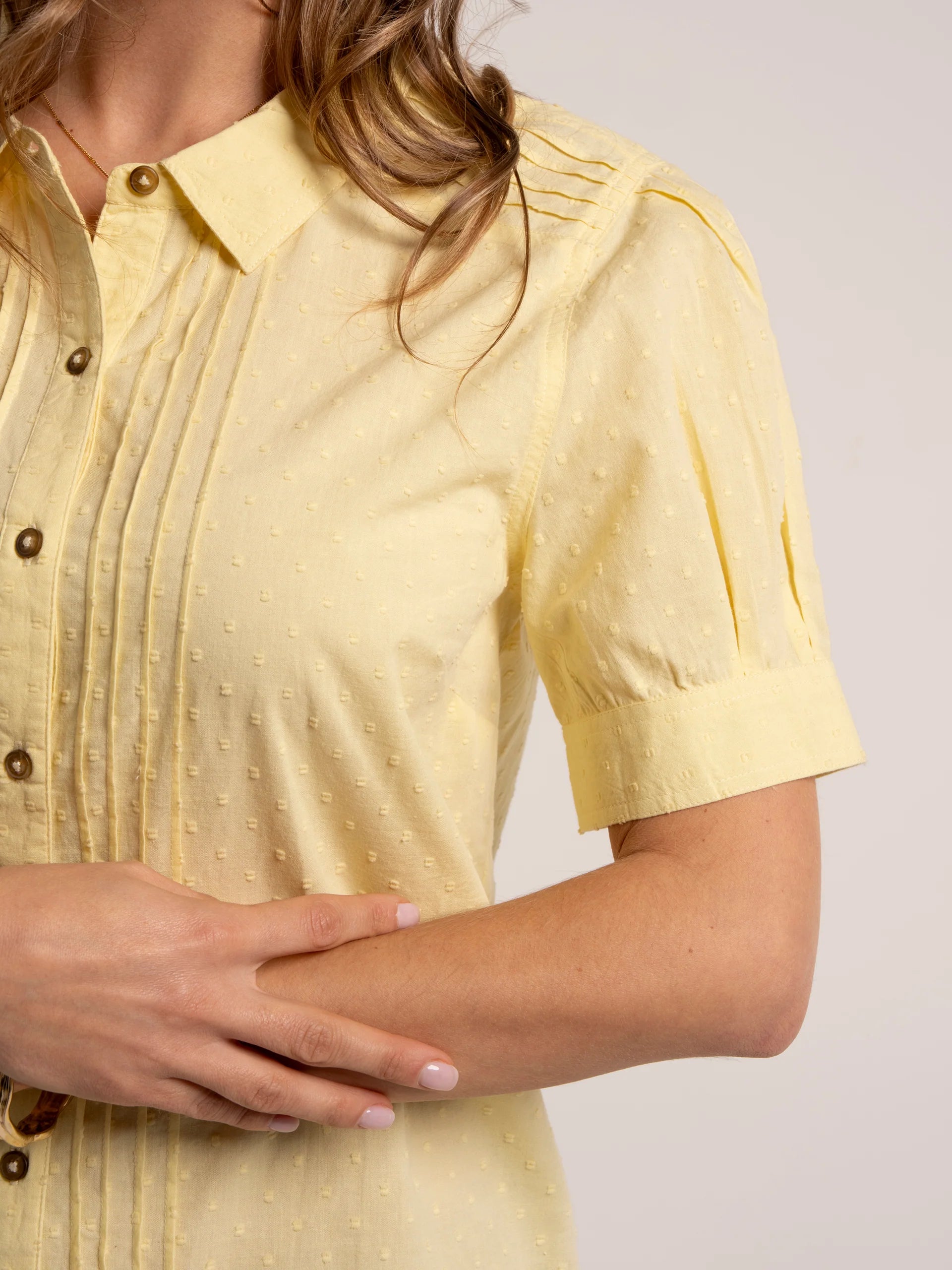 Cowrie Bluse in Gelb - Dotty&Dan