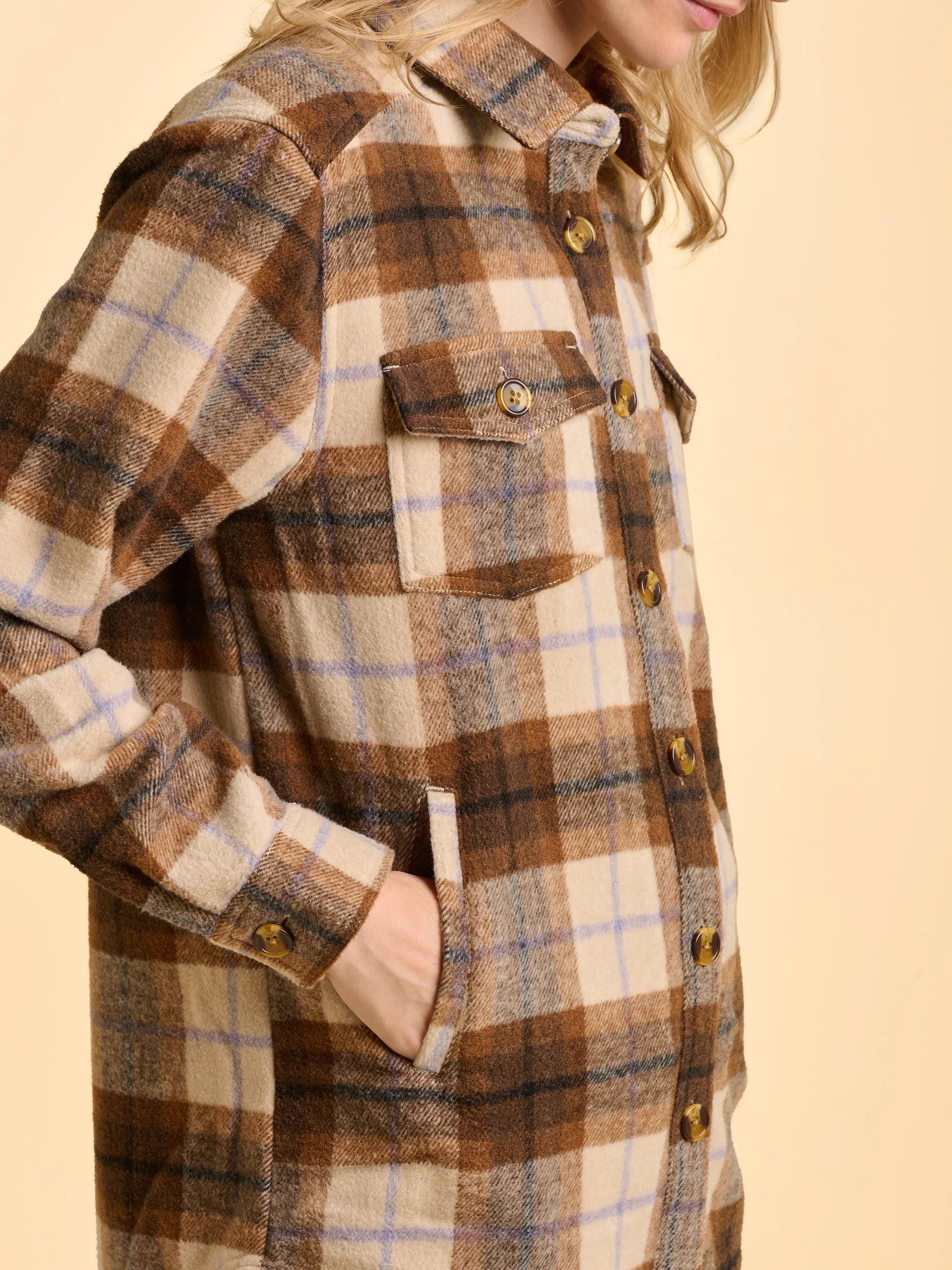 leichte shacket frauen herbst winter dotty and dan