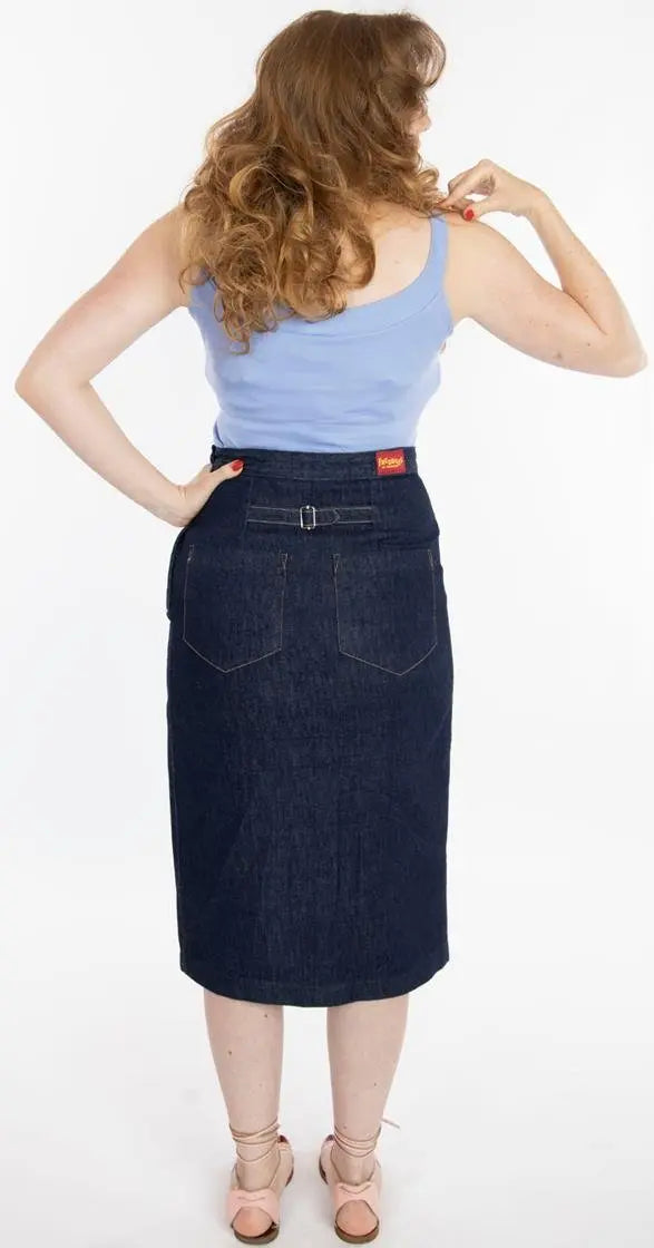 50s Jeansrock "Buckleback" - Dotty&Dan