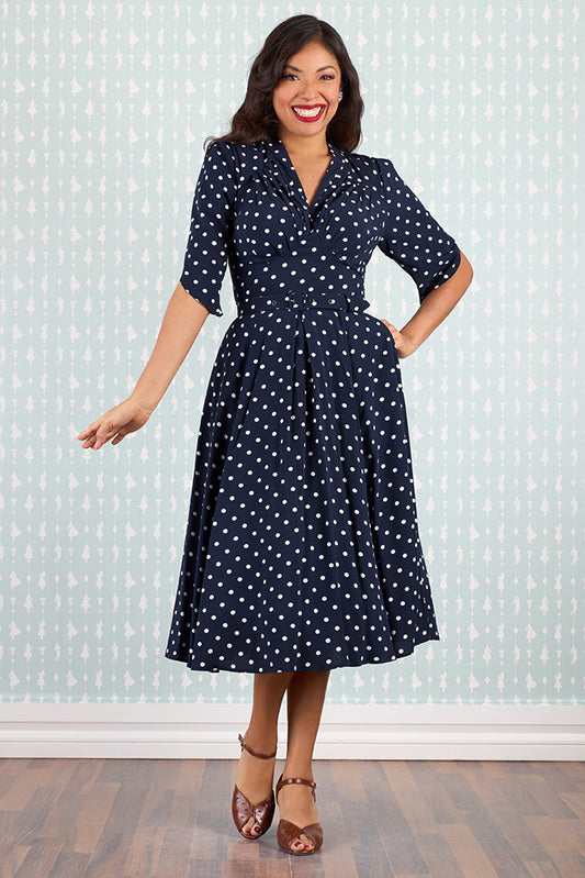 Miss Candyfloss Bridget Lee Polka Dot Kleid 50er Jahre