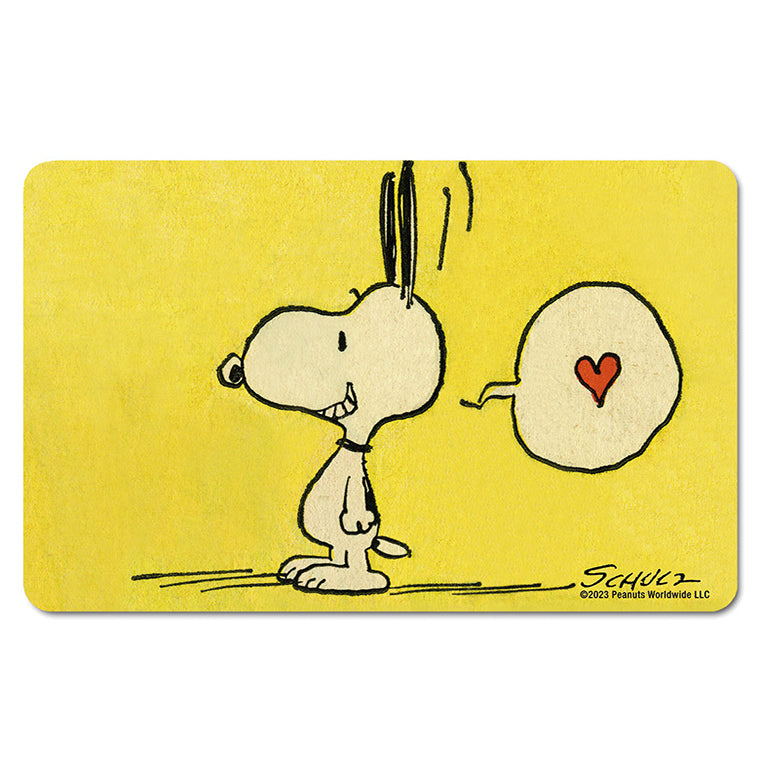 Frühstücksbrettchen - Peanuts Snoopy in love - Dotty&Dan