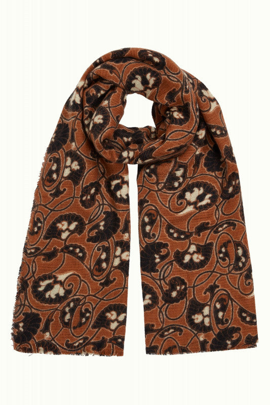 Schal Cecilia - cognac orange