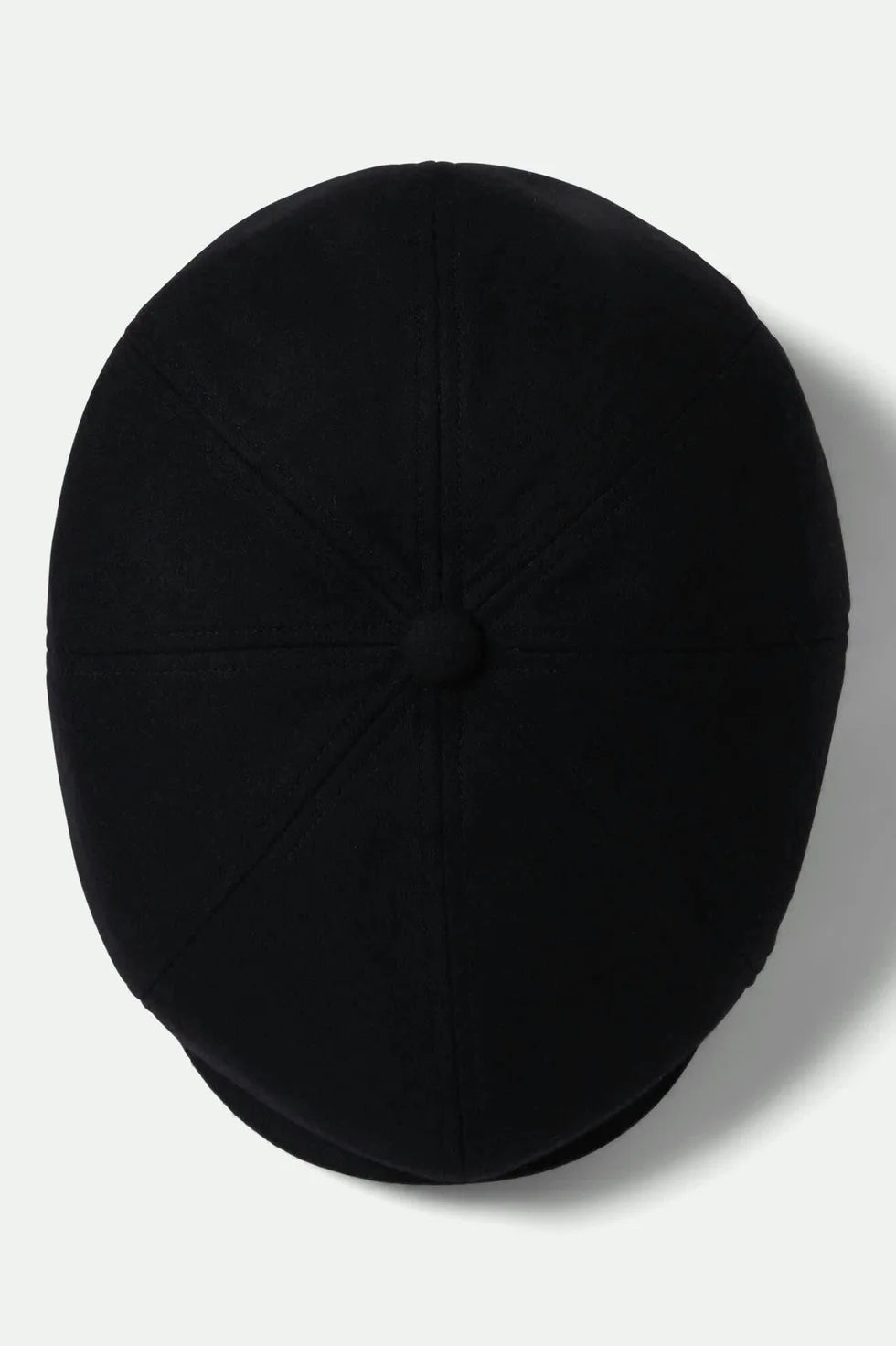 Brixton Brood Cap grau mit Flanellfutter und Metallpin