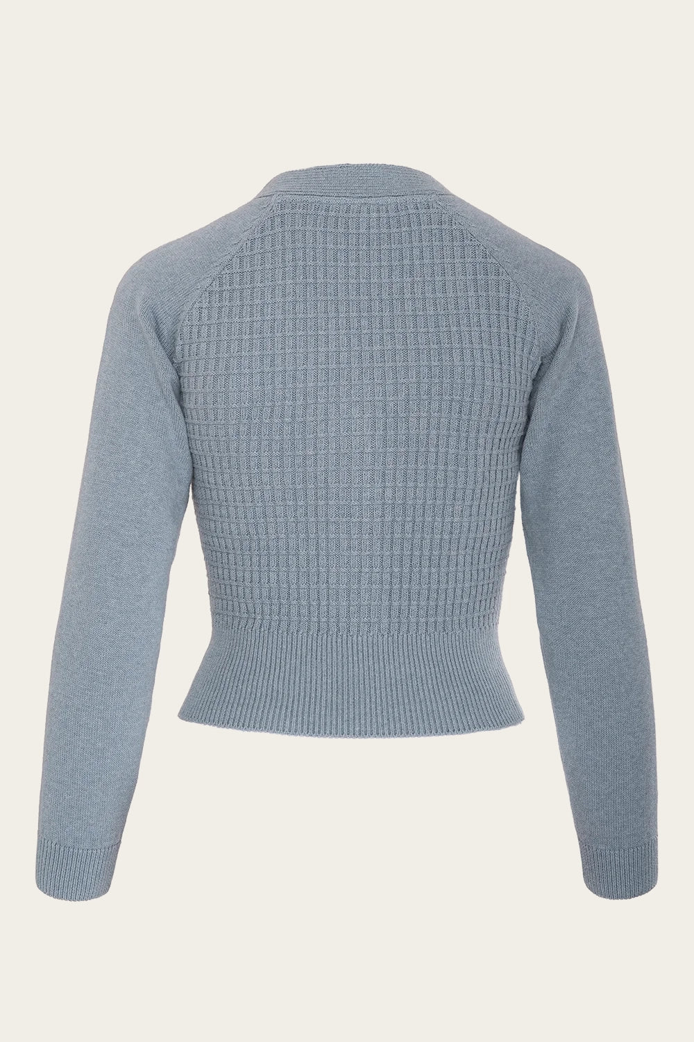 Figurbetonter Baumwoll-Cashmere Cardigan im College-Stil