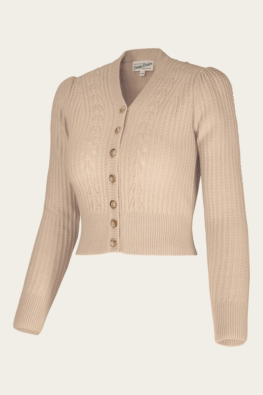 40er Jahre Strickjacke- Linen wool - Dotty&Dan
