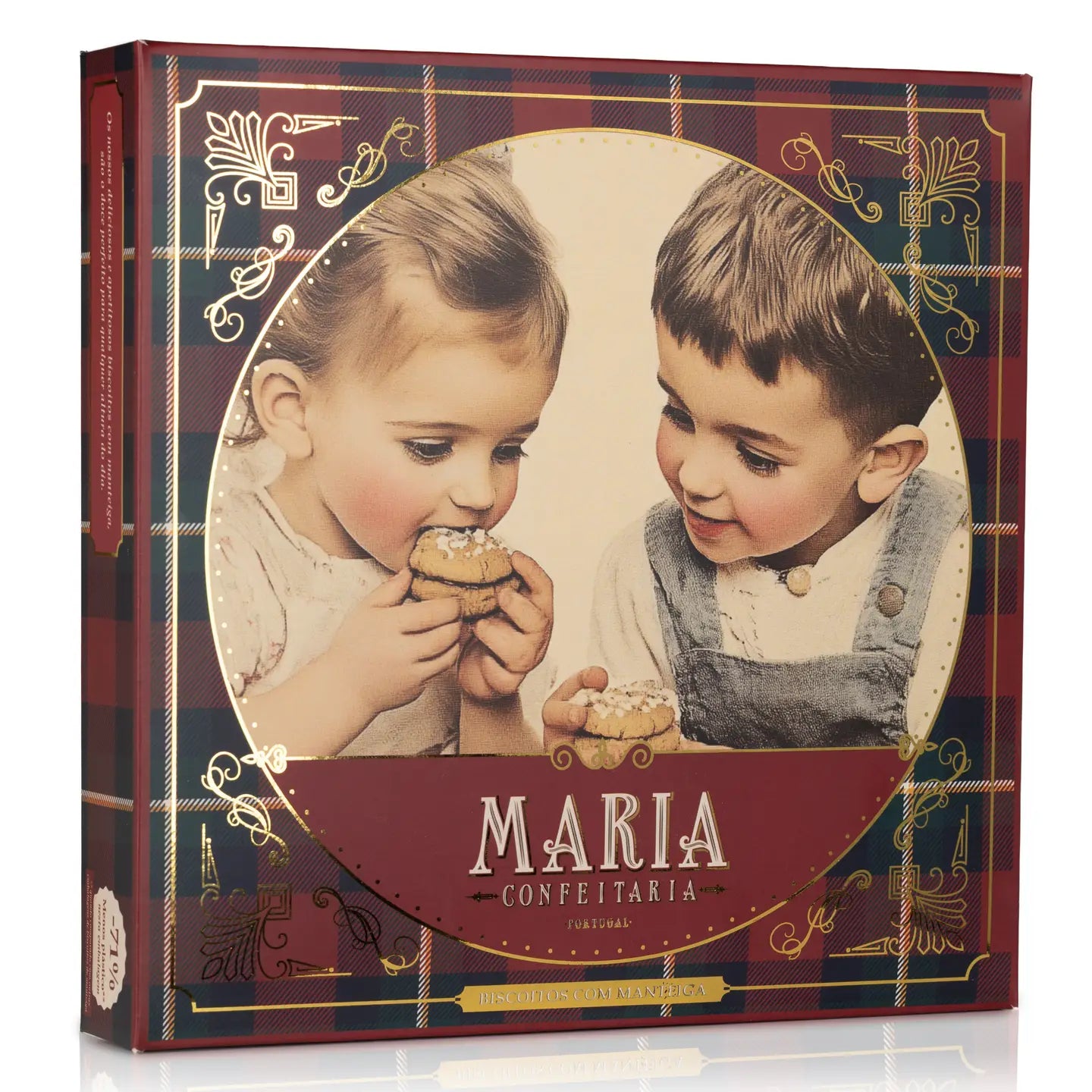 Butterkekse von Maria Confeitaria in nostalgischer Geschenkverpackung – portugiesische Kekse mit Butter