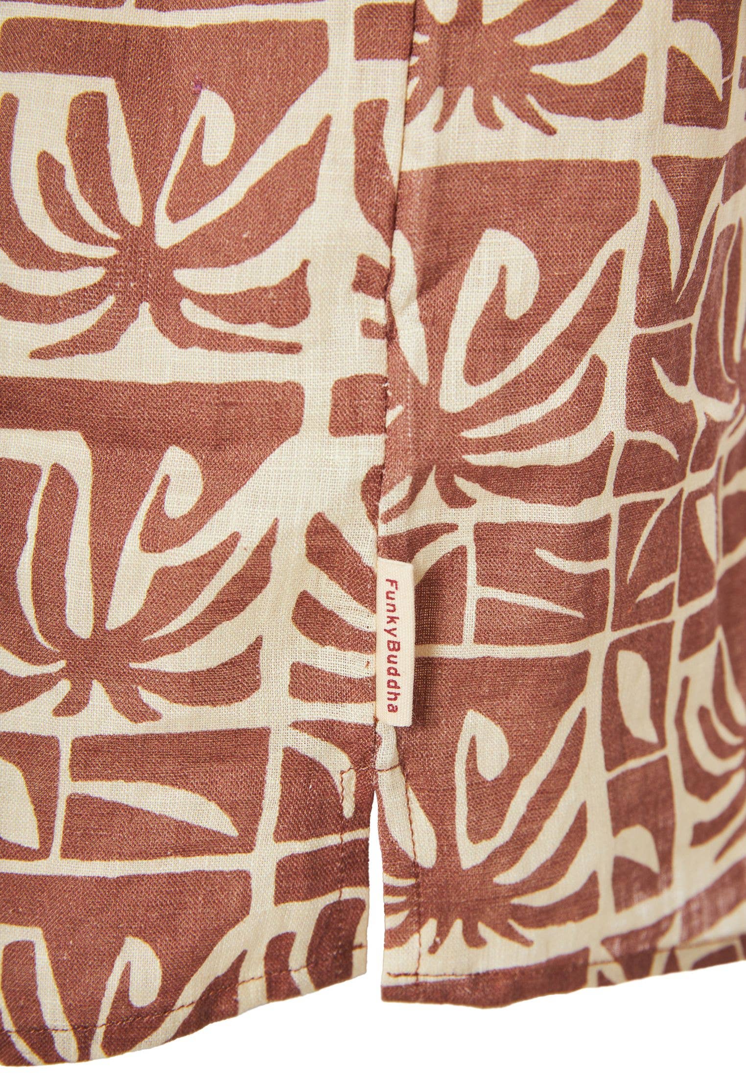 Resort-Hemd aus Leinenmischung - Dotty&Dan