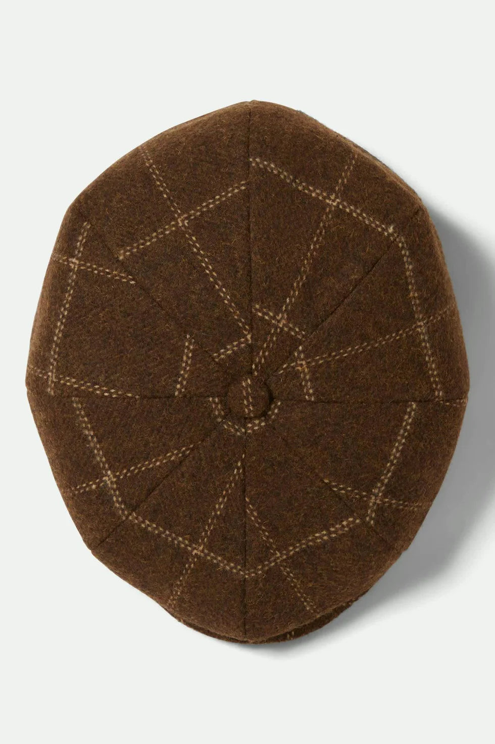 Klassische Newsboy Cap Herren mit Wollanteil und Schirm