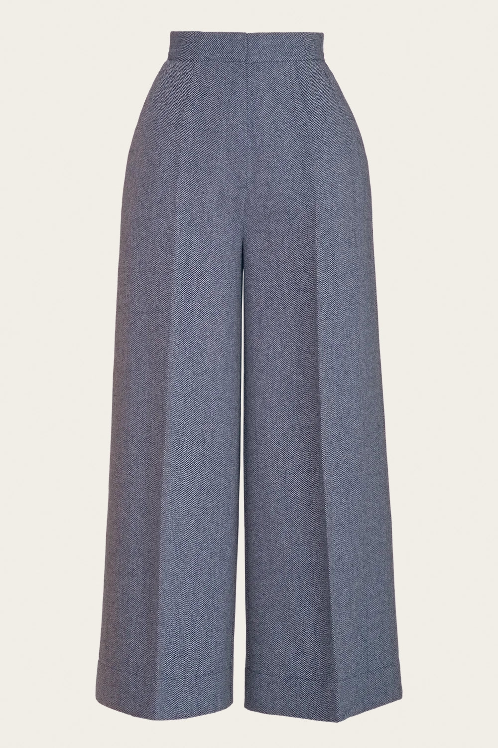 The Palazzo Perfection Pants Midnight/Ivory Wool Tweed – Ansicht 4 – emmy design