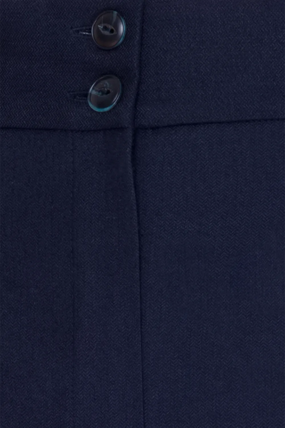 The Great Grandpa Pants Navy Herringbone Wool – Ansicht 2 – emmy design
