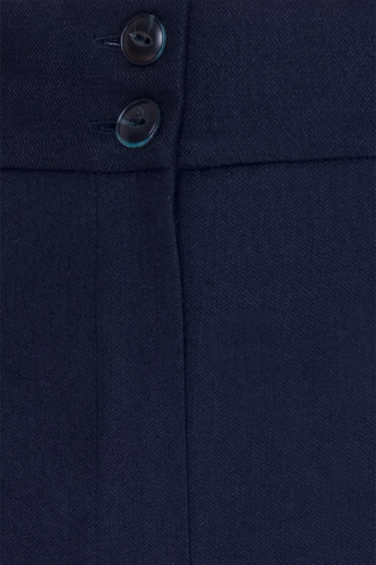 The Great Grandpa Pants Navy Herringbone Wool – Ansicht 2 – emmy design