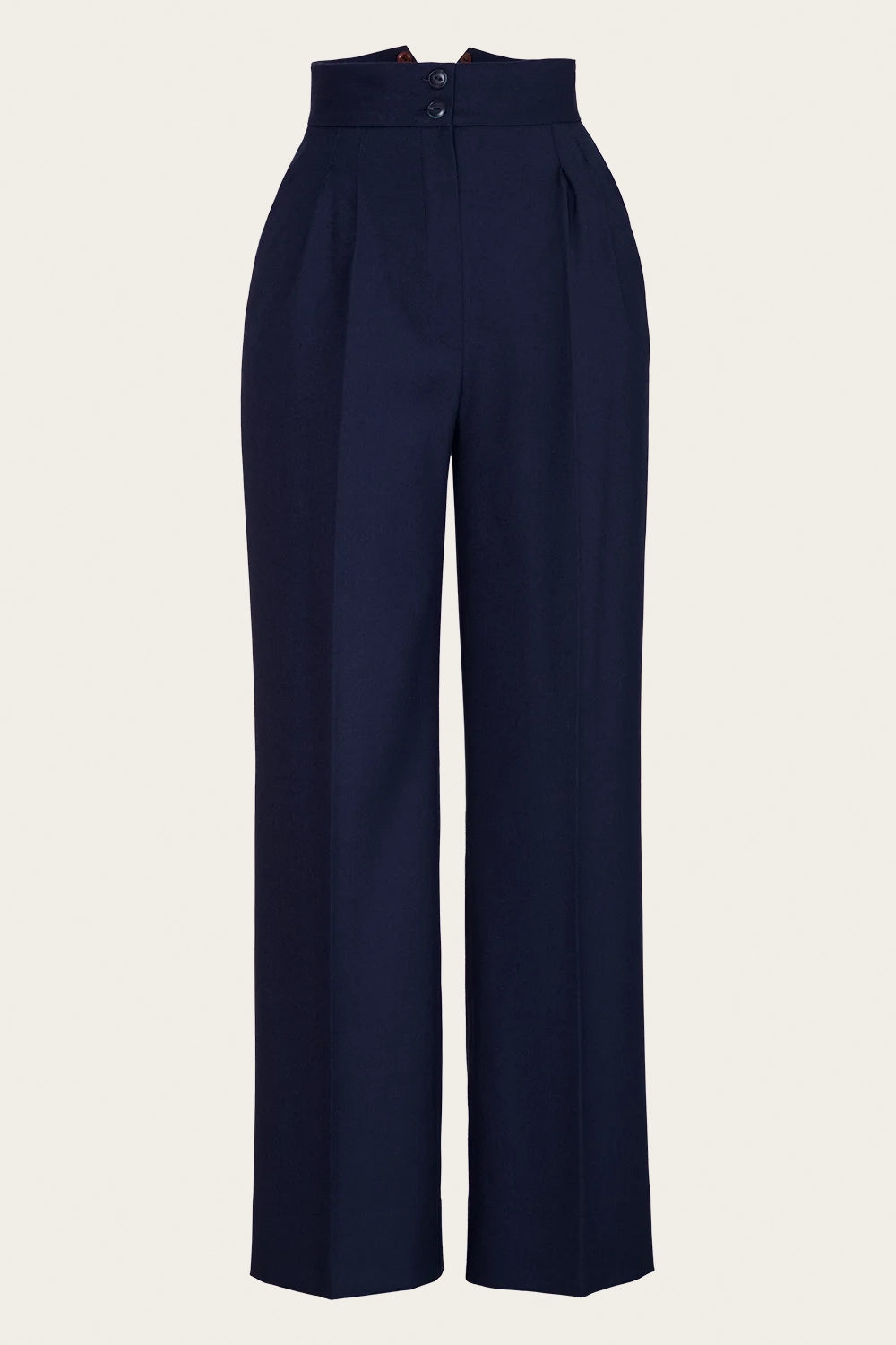 The Great Grandpa Pants Navy Herringbone Wool – Ansicht 4 – emmy design