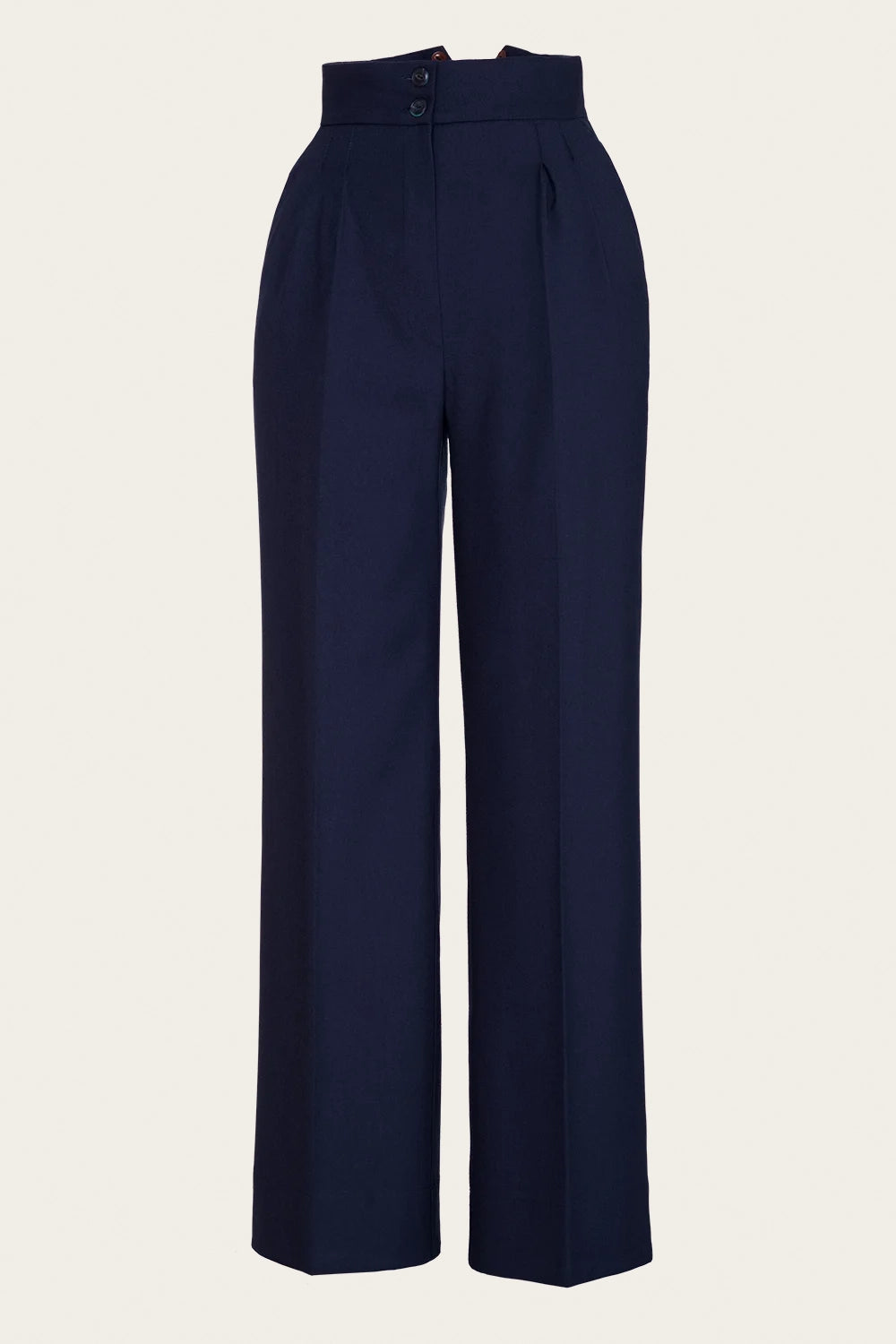 The Great Grandpa Pants Navy Herringbone Wool – Ansicht 1 – emmy design
