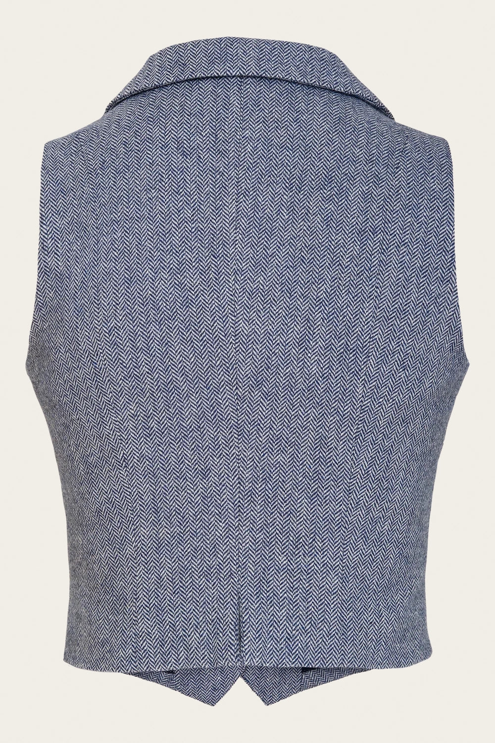 The Watchmakers Waistcoat Midnight/Ivory Wool Tweed – Ansicht 3 – emmy design