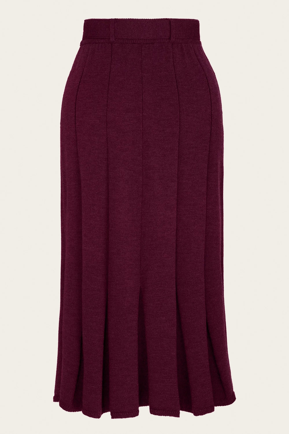 The Darling Swirling Skirt Black Cherry Wool – Ansicht 3 – emmy design