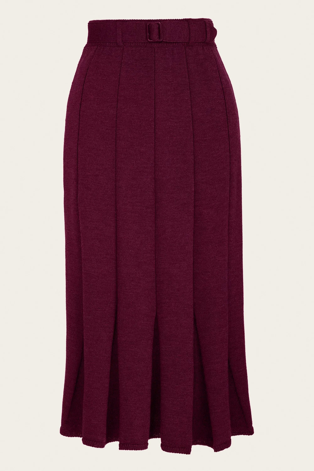 The Darling Swirling Skirt Black Cherry Wool – Ansicht 4 – emmy design