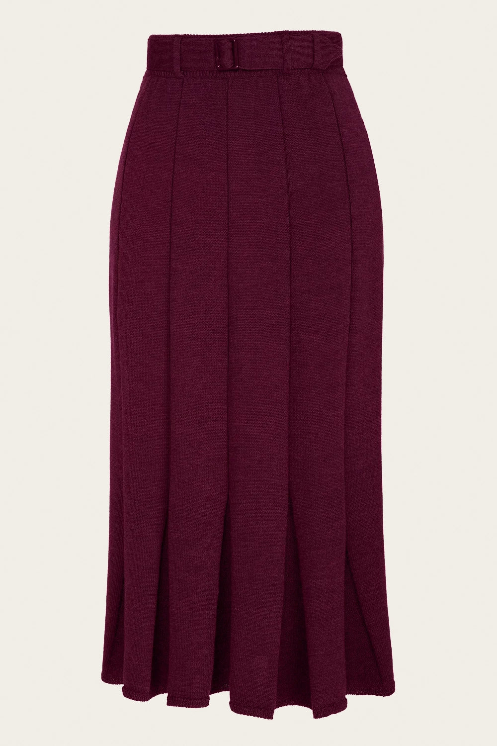 The Darling Swirling Skirt Black Cherry Wool – Ansicht 1 – emmy design