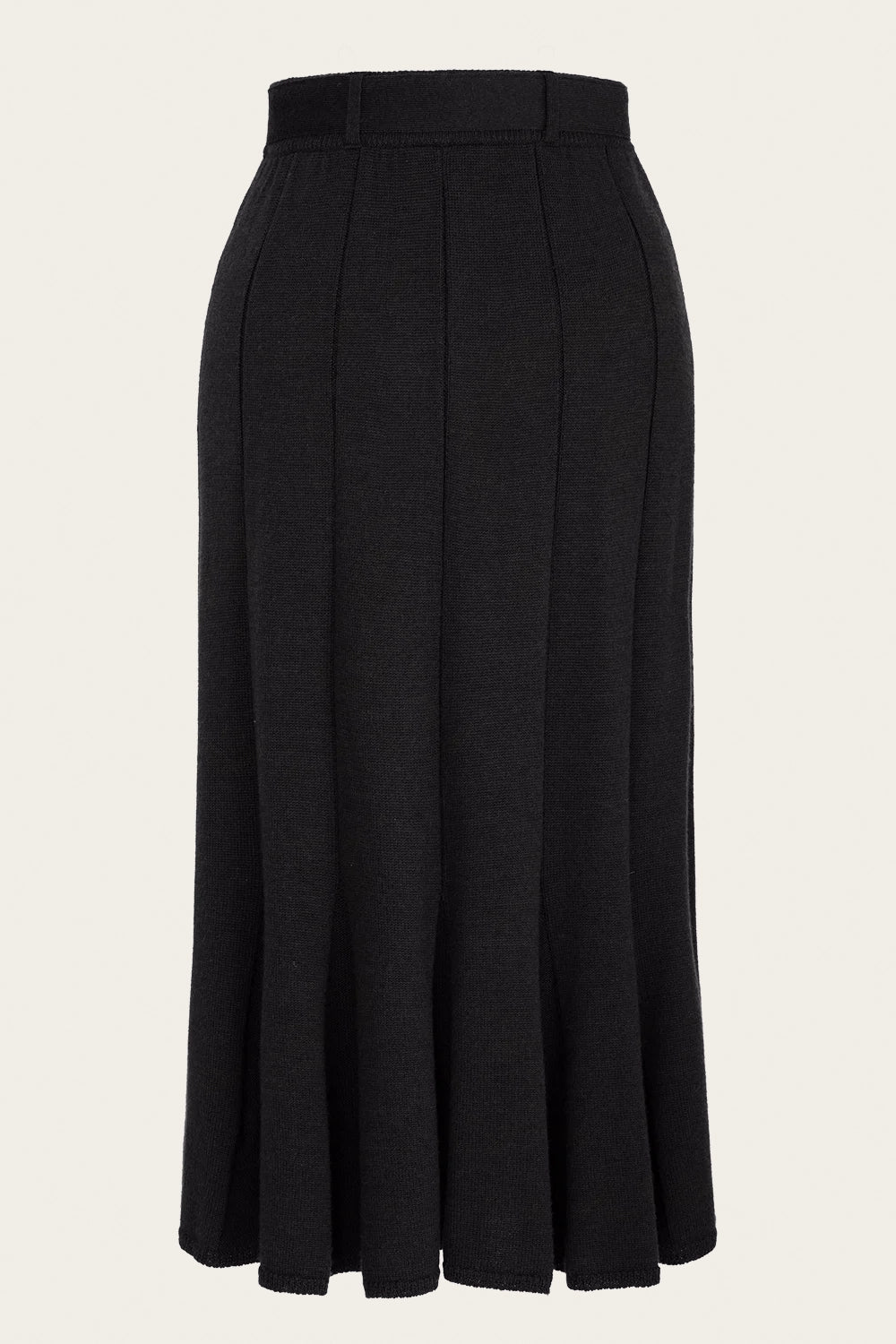 The Darling Swirling Skirt Black Wool – Ansicht 3 – emmy design