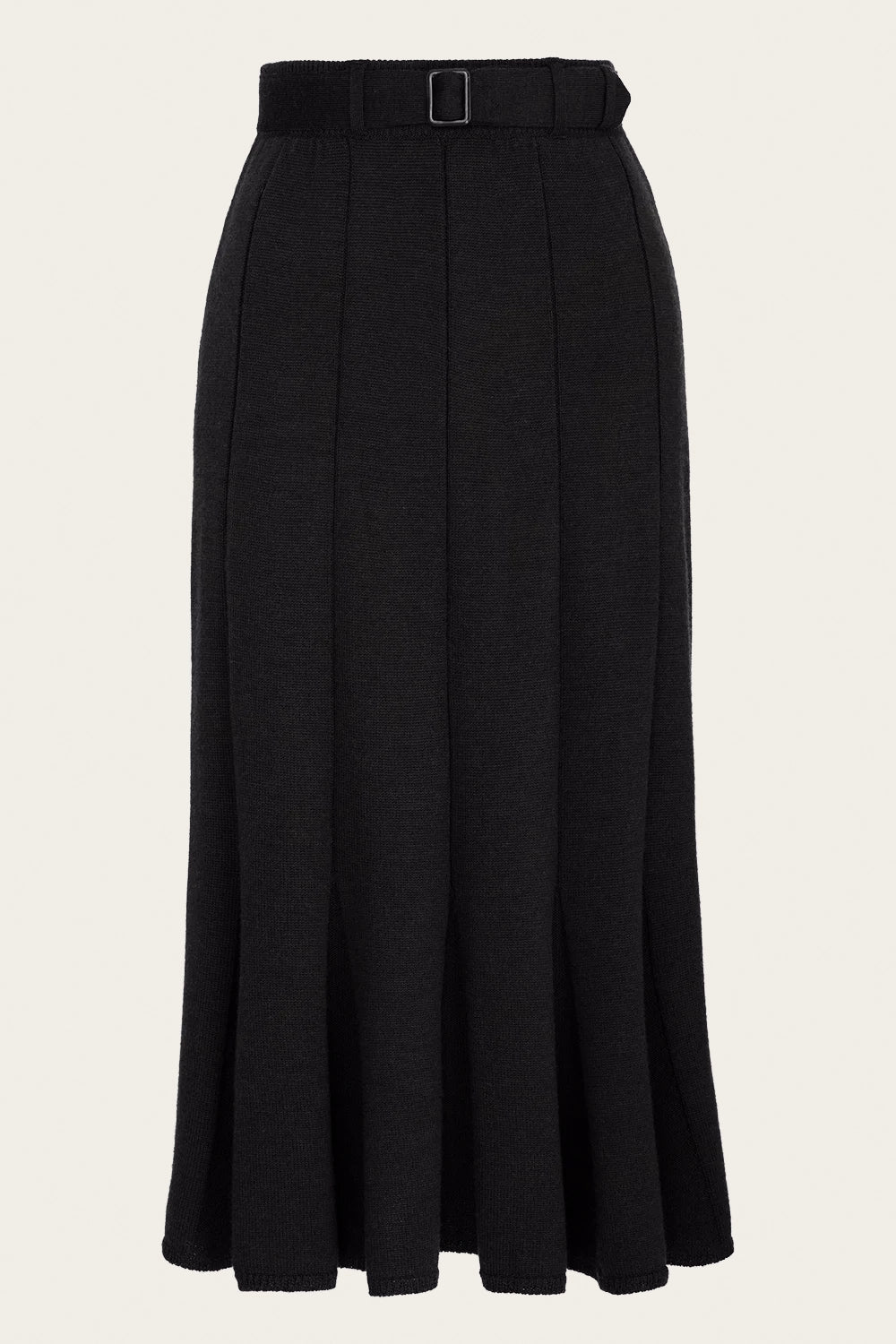 The Darling Swirling Skirt Black Wool – Ansicht 4 – emmy design