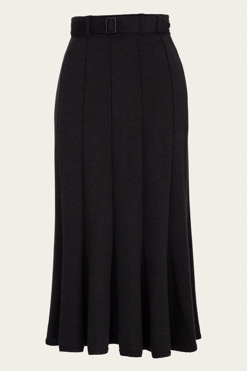The Darling Swirling Skirt Black Wool – Ansicht 1 – emmy design