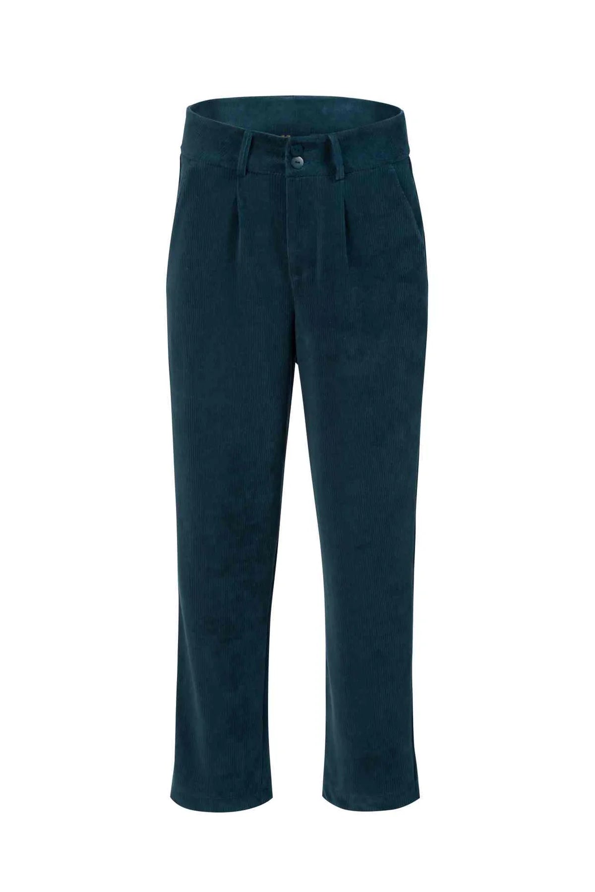 LaLamour Brooklyn Trousers Rib Velour Mediterranea – Damen Hose, Freisteller