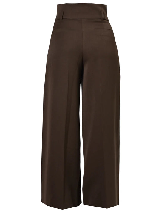 Vintage inspirierte Palazzo Hose Betty schwarz elegant