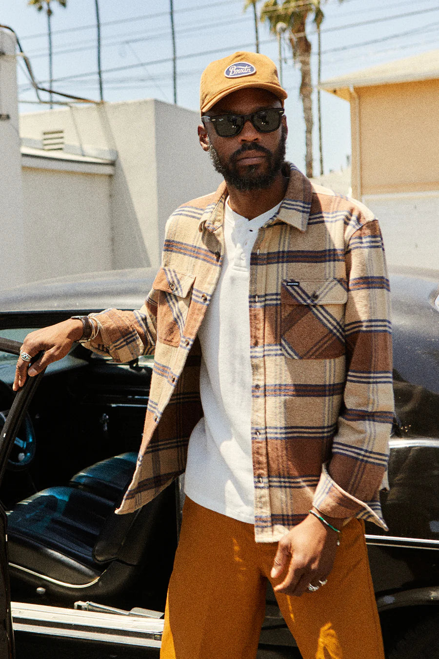 Bowery Heavy Weight Flanell - sand/bison